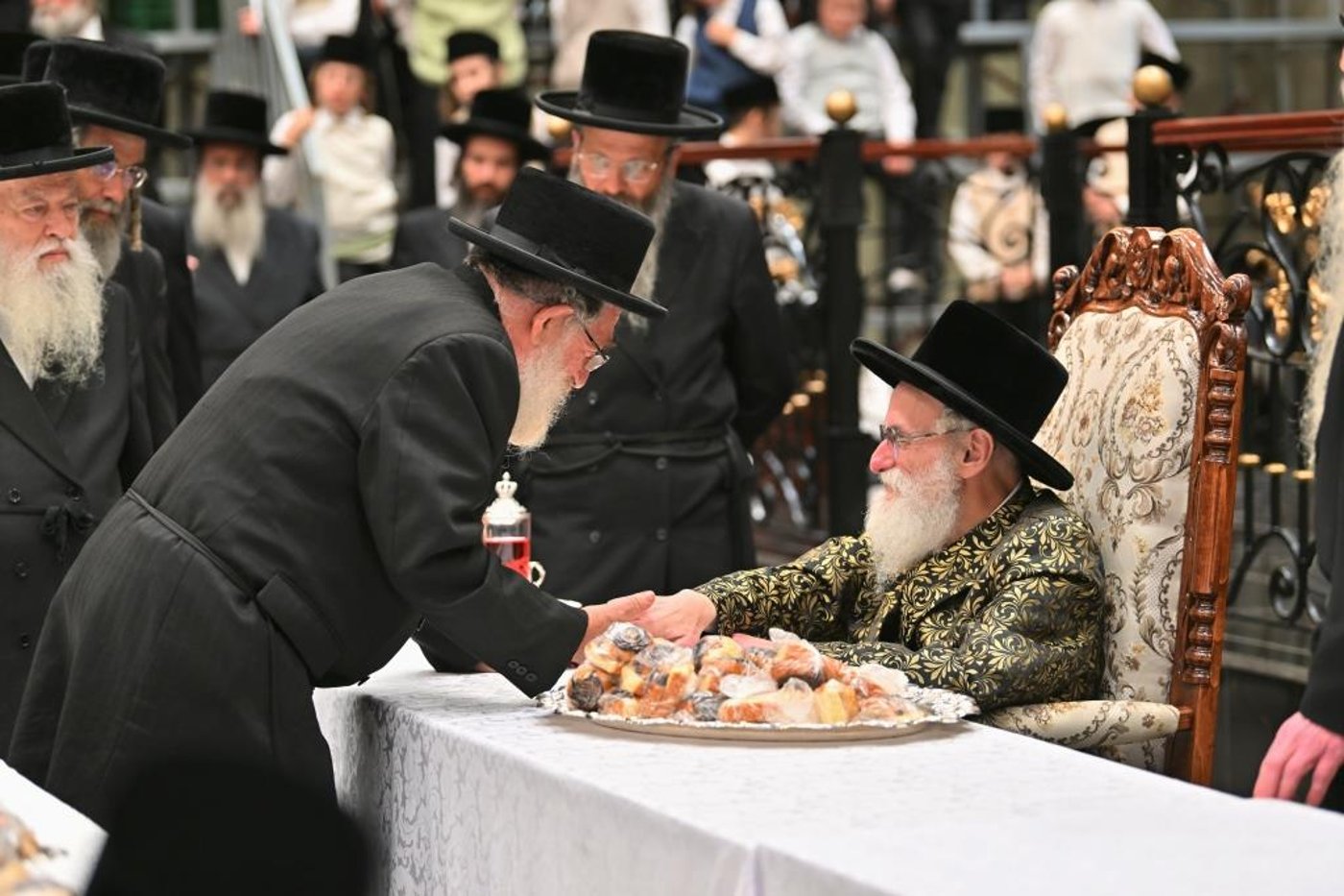 מעמד קבלת פנים להאדמו"ר מויזניץ