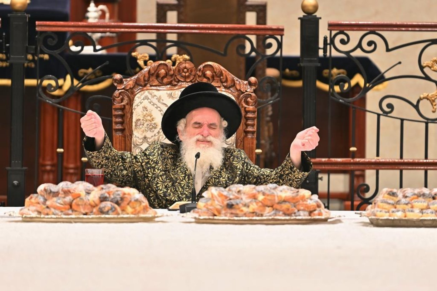 מעמד קבלת פנים להאדמו"ר מויזניץ