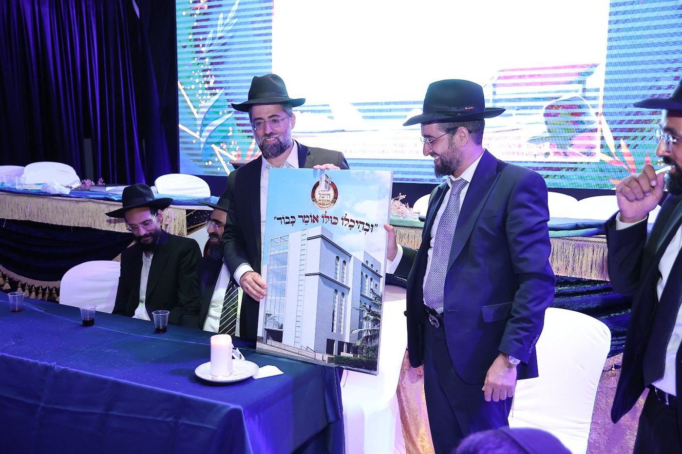 מעמד הכתרת הגר"י משדי לרב קהילת "היכל השם" פרדס כץ