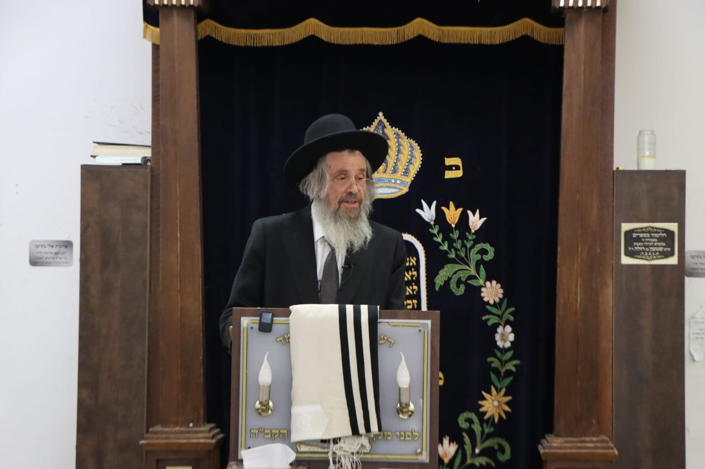 הגאון רבי דוד כהן בשיחה בישיבת 'תורה בתפארתה'