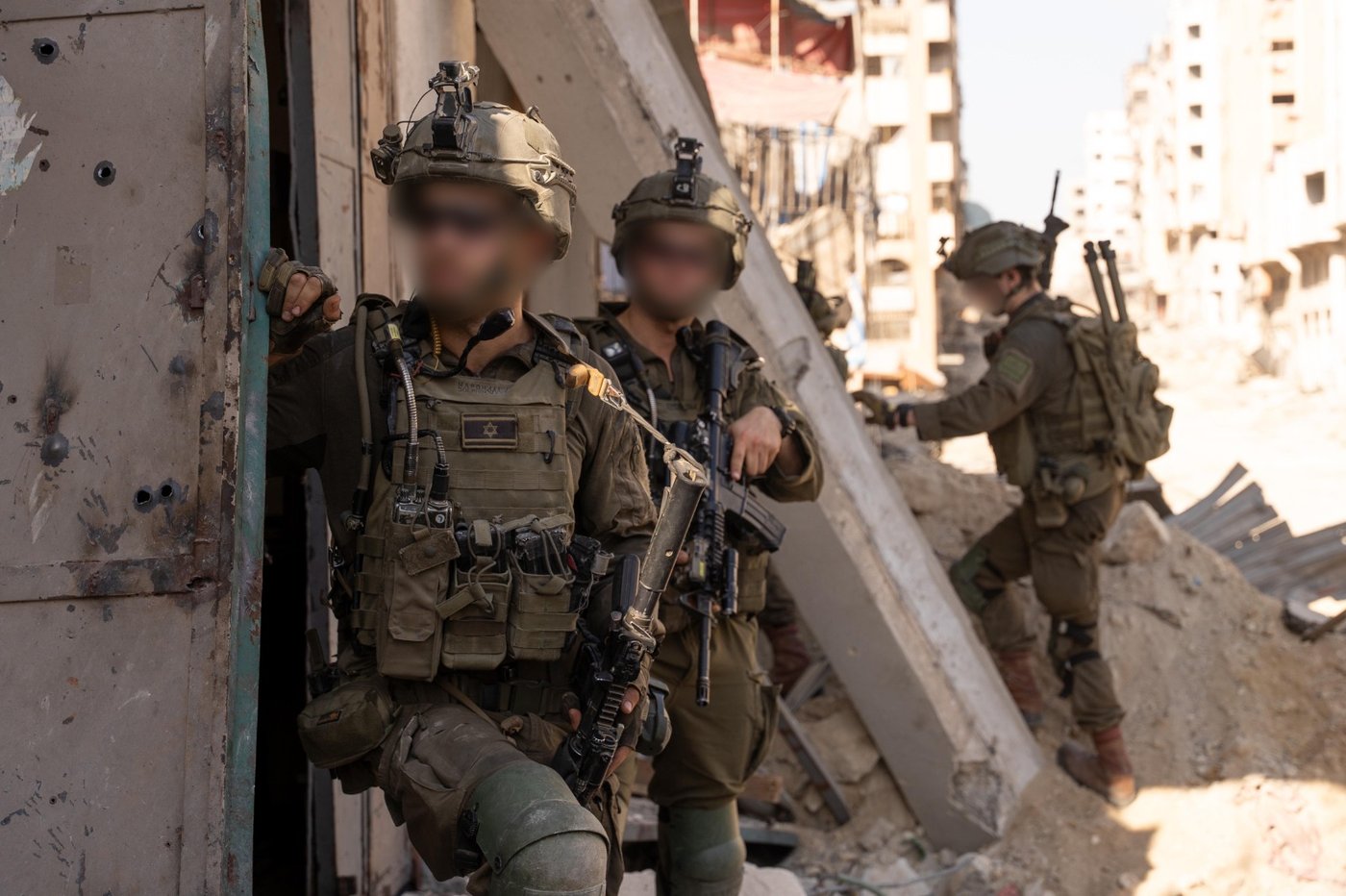 פםעילות הלוחמים ברצועת עזה