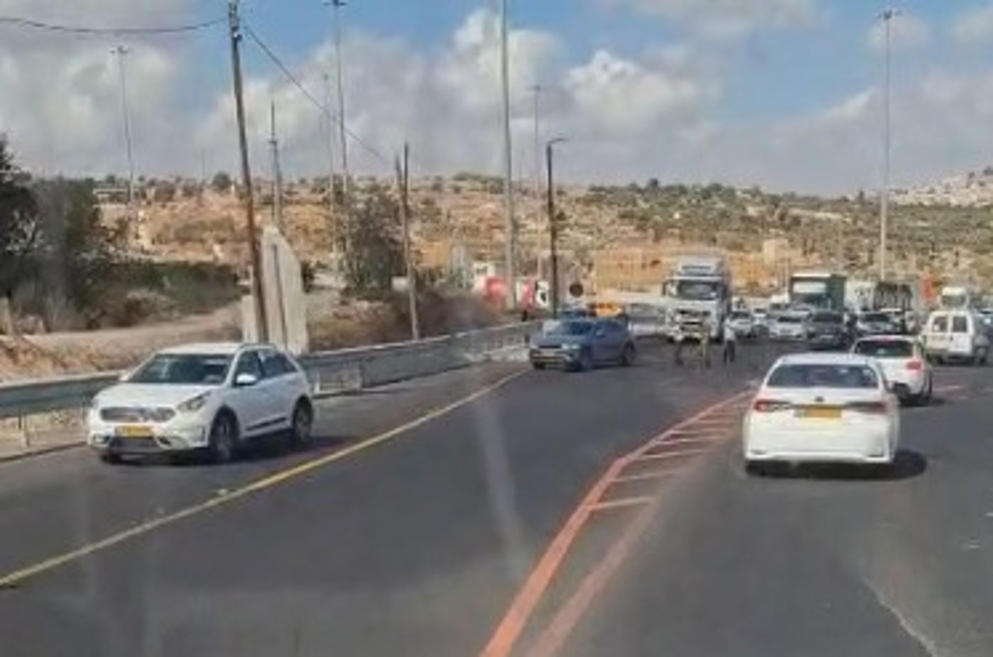 סמוך לזירת הפיגוע