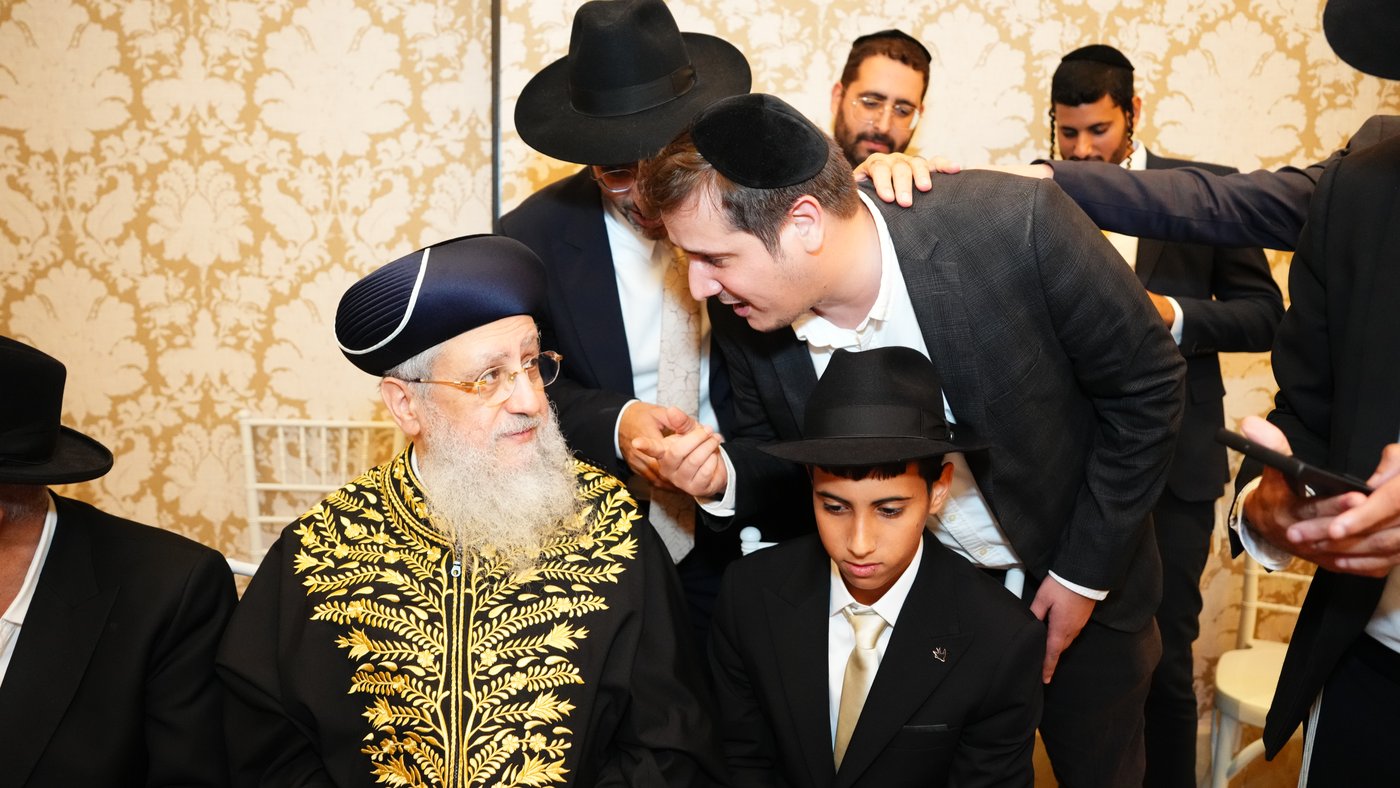 איתי גדסי בירמץ את בנו; מי הגיע לאחל מזל טוב? | צפו בתיעוד נרחב