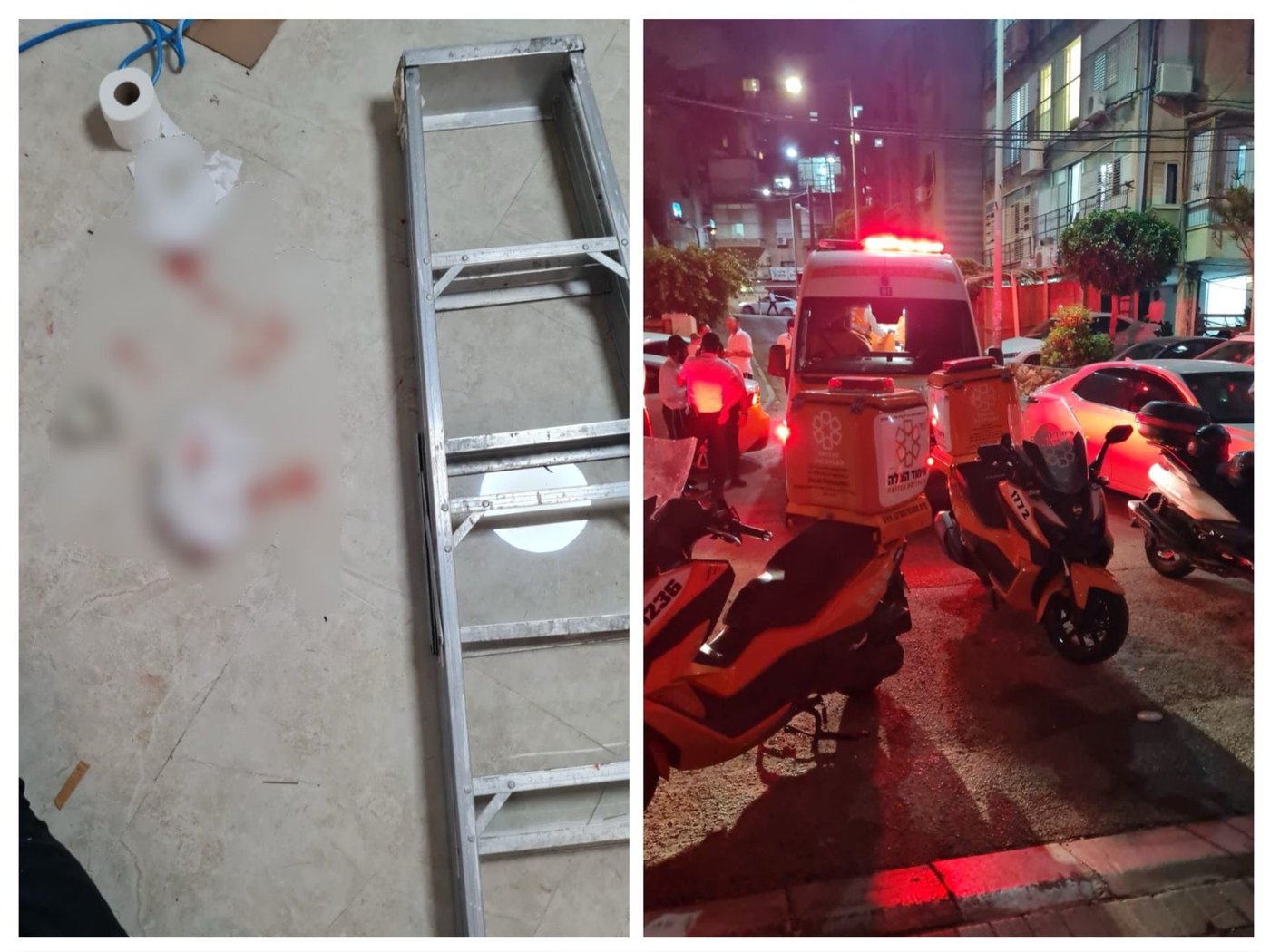 זירת האירוע בבני ברק