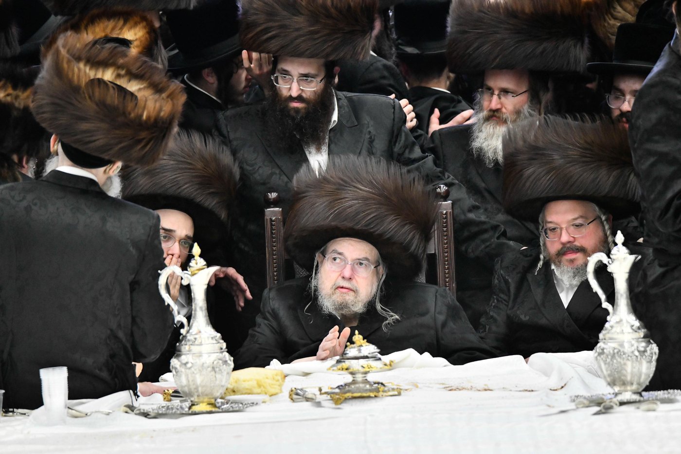 האדמו"ר מבעלזא בטיש חוה"מ סוכות