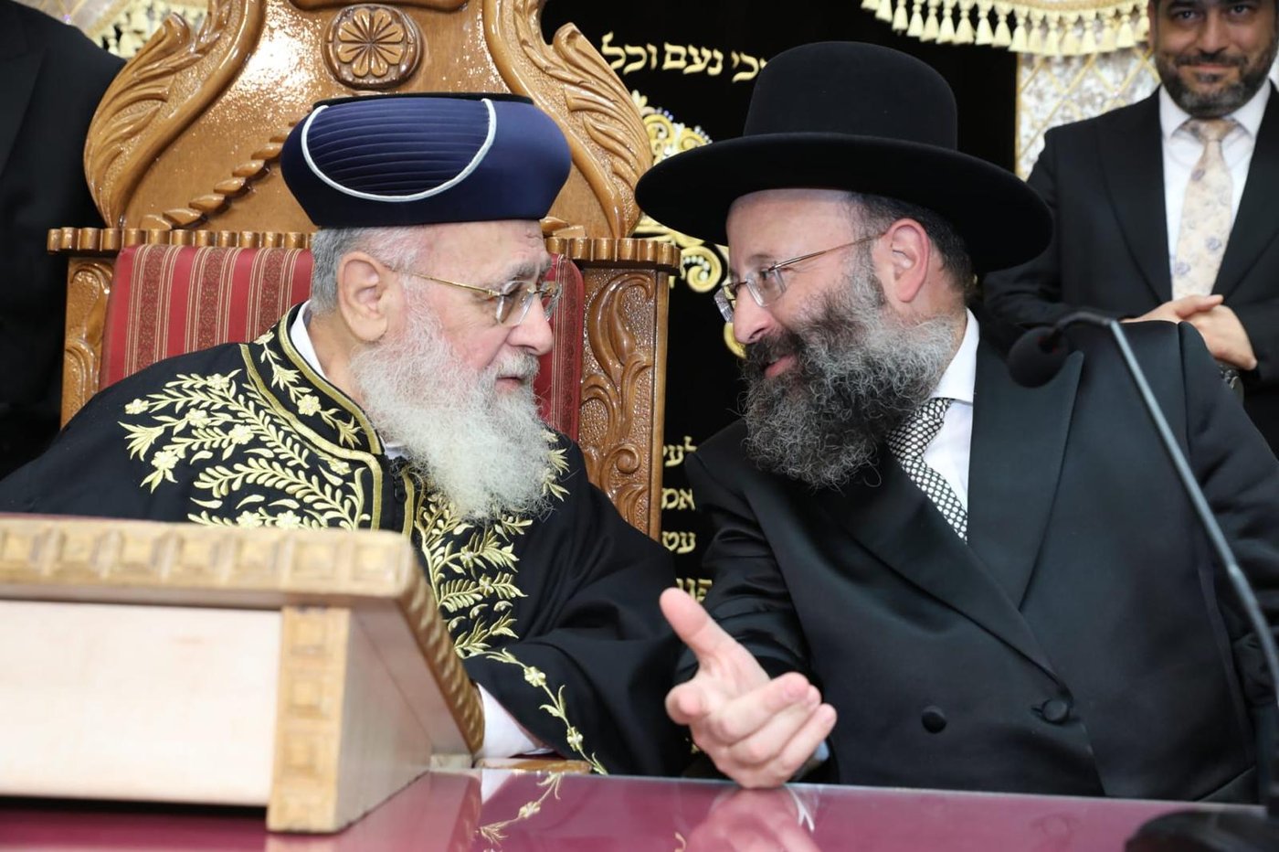 'הקבלת פני רבו' לראשל"צ הגר"י יוסף
