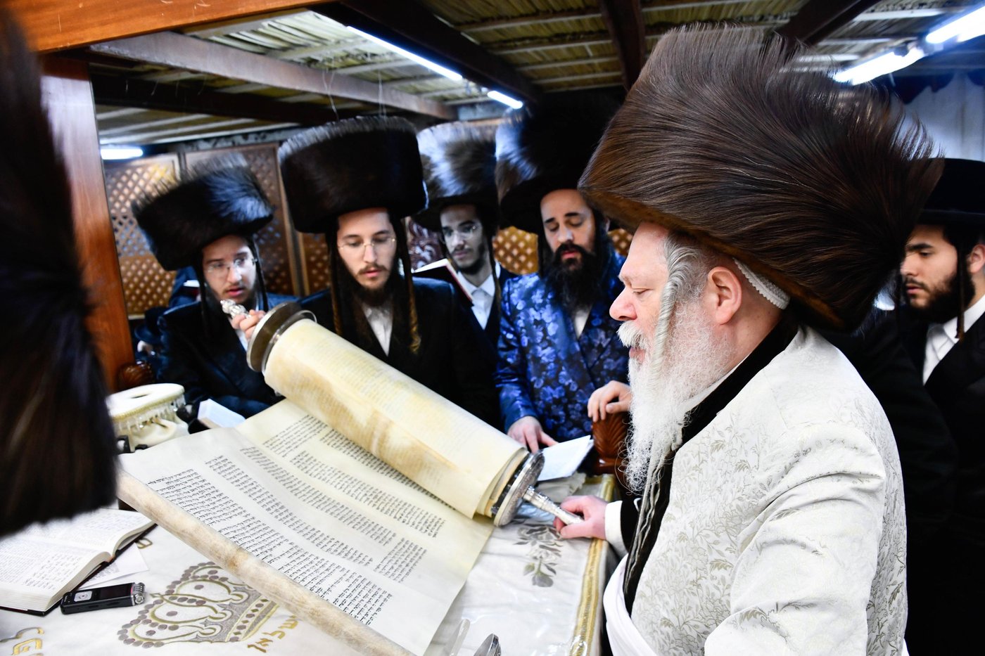 האדמו"ר מפרמישלאן בקריאת משנה תורה