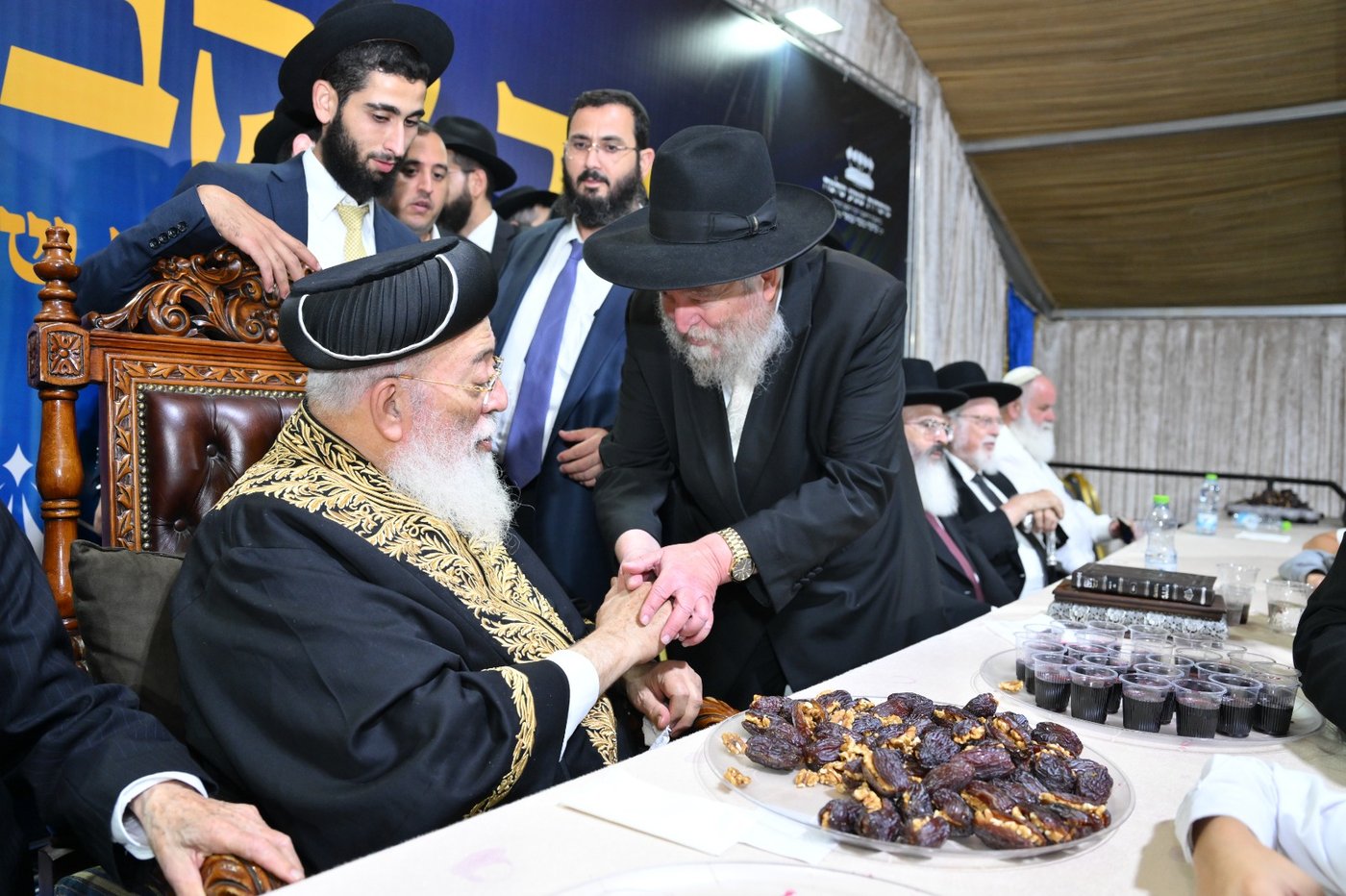  מעמד הקבלת פני הראש"ל הגרש"מ עמאר