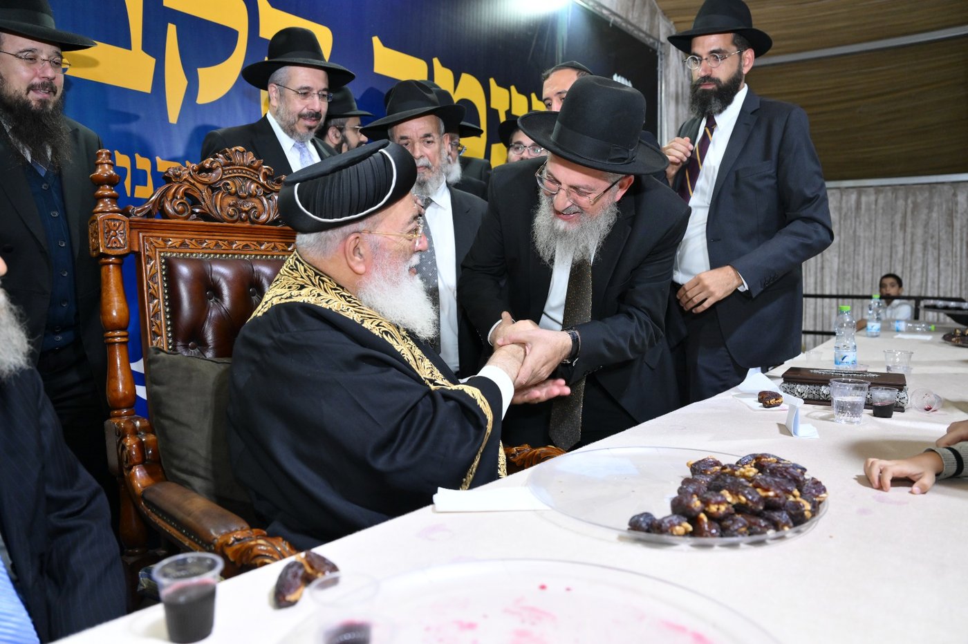  מעמד הקבלת פני הראש"ל הגרש"מ עמאר