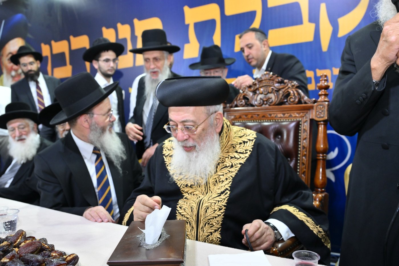  מעמד הקבלת פני הראש"ל הגרש"מ עמאר