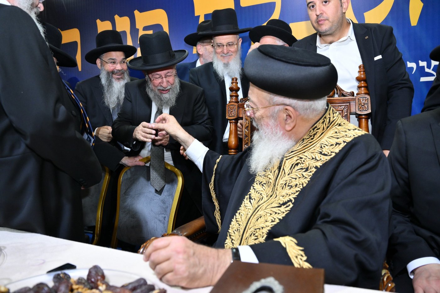  מעמד הקבלת פני הראש"ל הגרש"מ עמאר