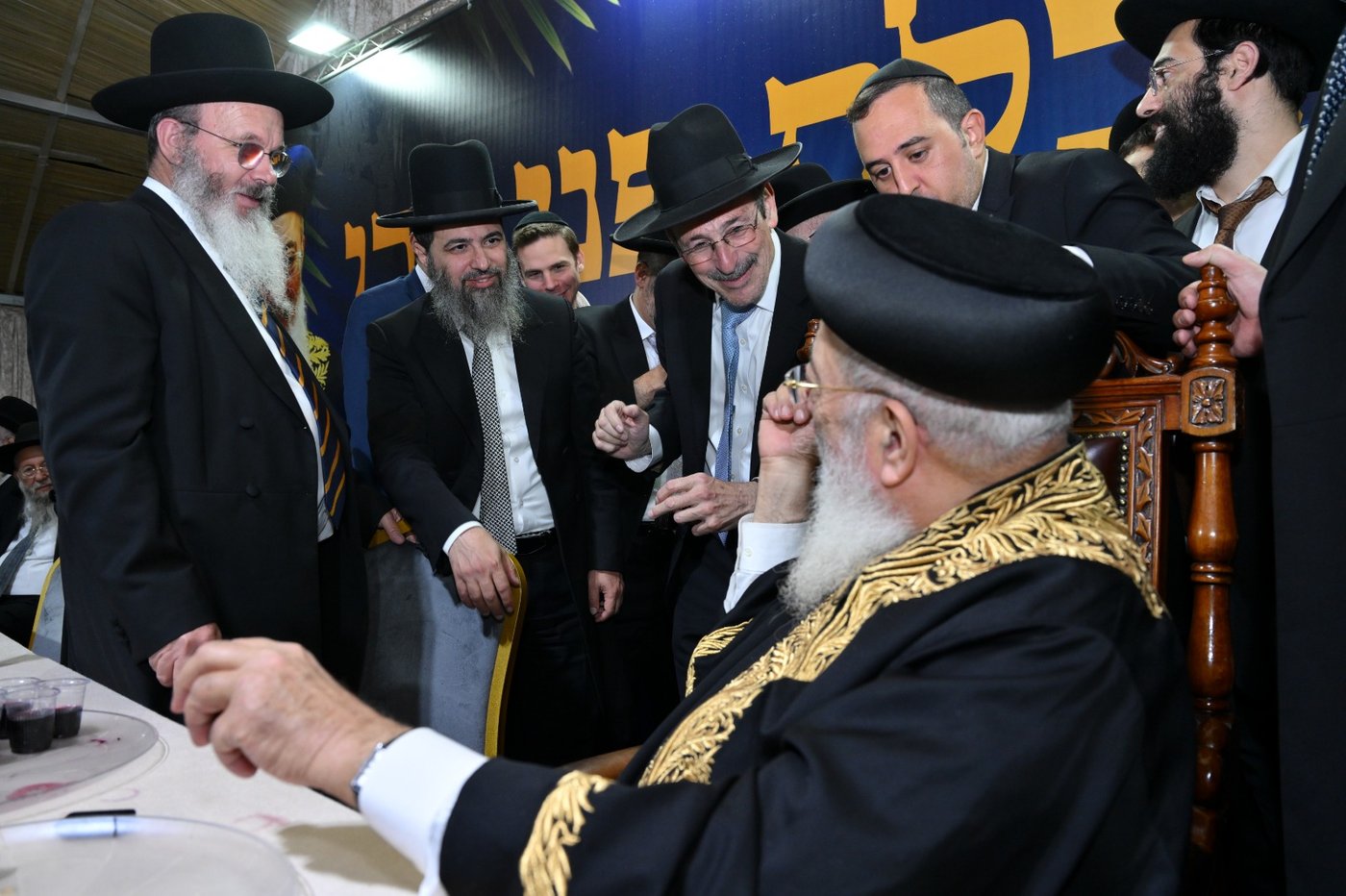  מעמד הקבלת פני הראש"ל הגרש"מ עמאר