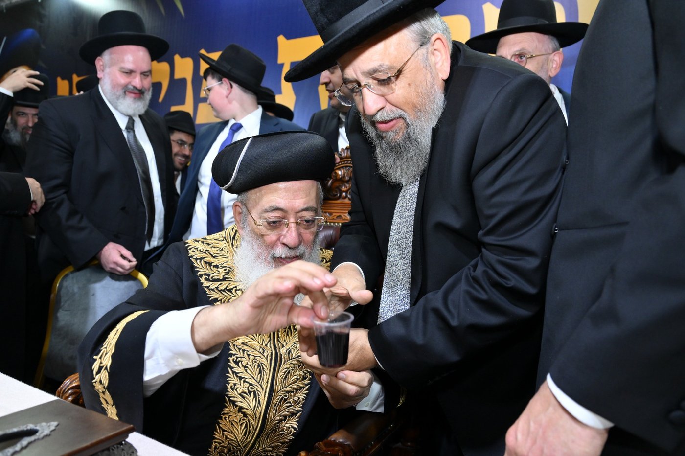  מעמד הקבלת פני הראש"ל הגרש"מ עמאר