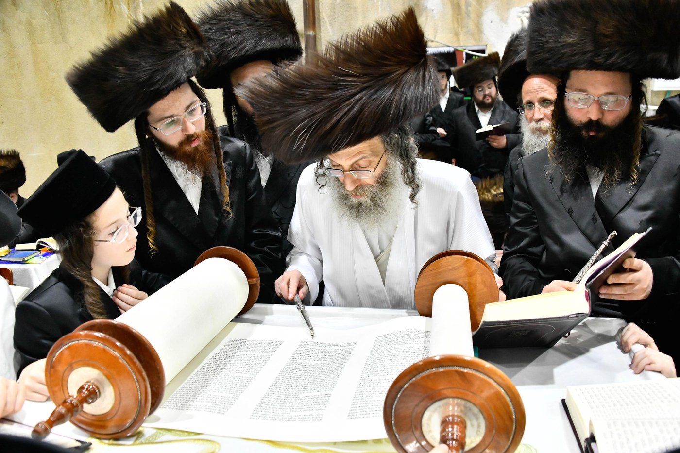 ליל הושענא רבה בחצה"ק זוטשקא