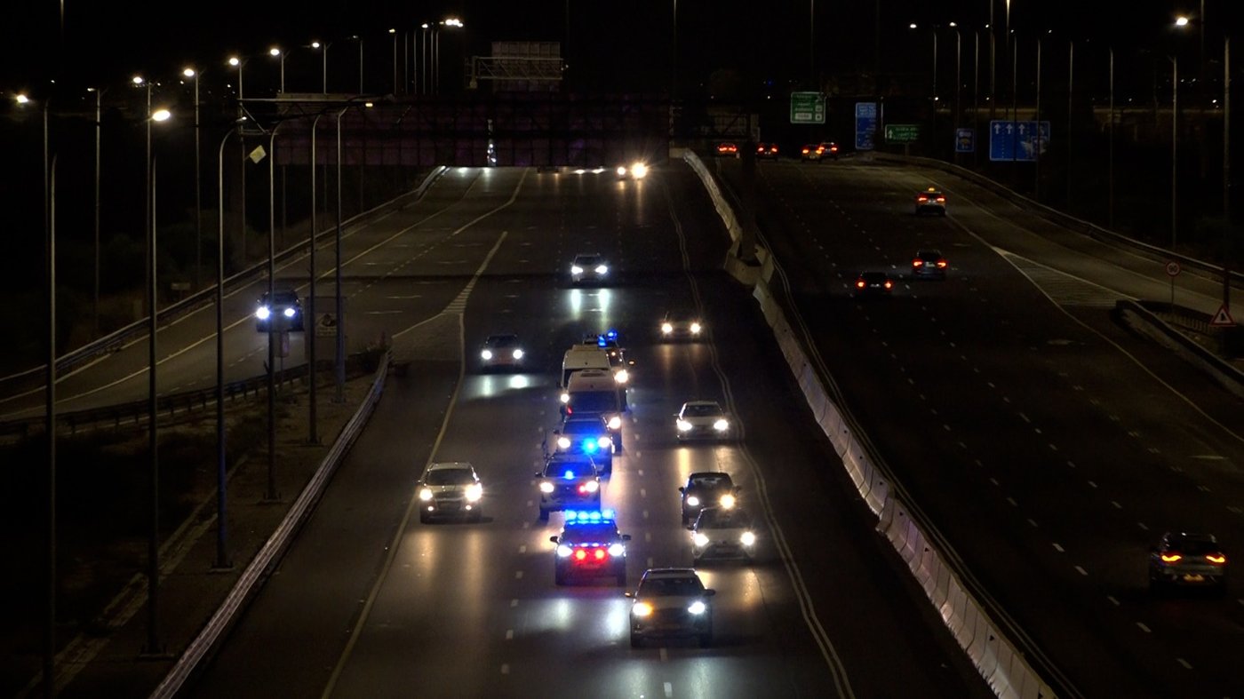 העברת גופות החטופים, הלילה