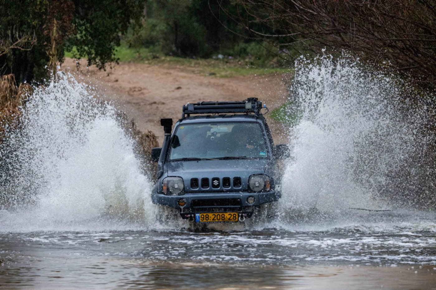בגשם קפץ לבקר