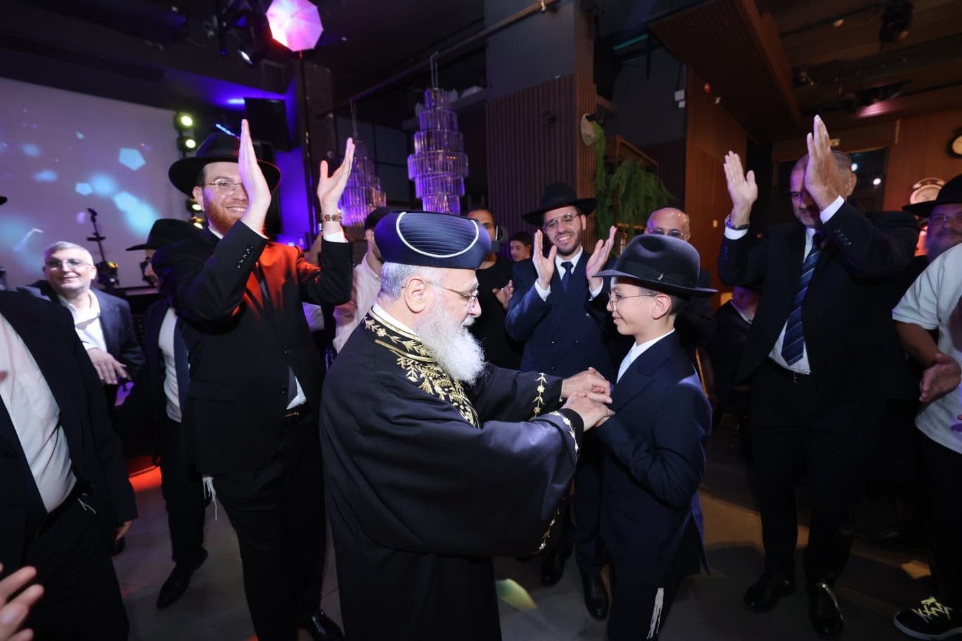 שמחת בר המצווה לבן הגר"י סיני