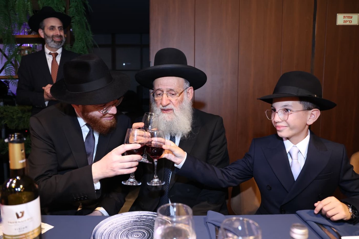 שמחת בר המצווה לבן הגר"י סיני