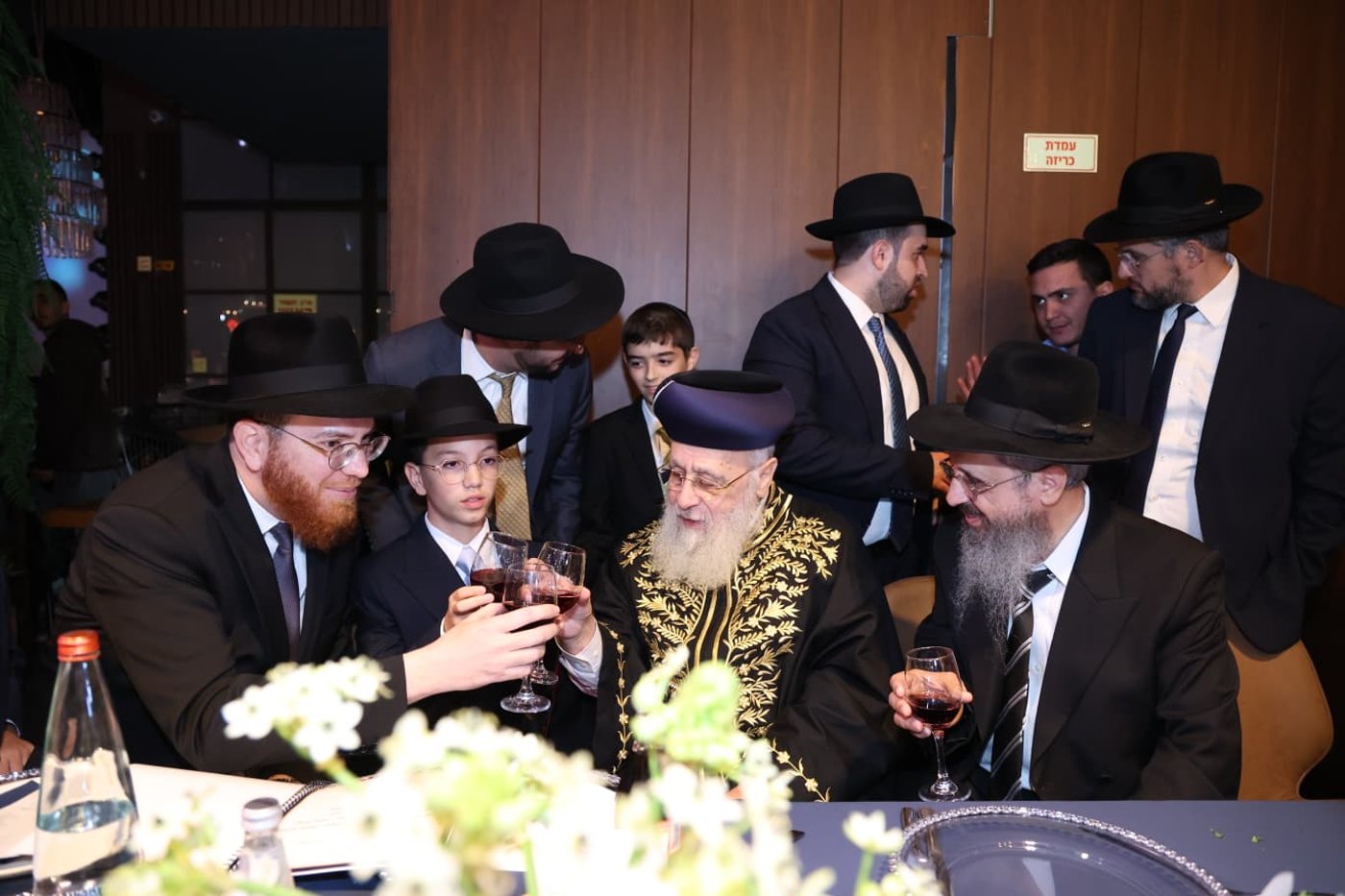 שמחת בר המצווה לבן הגר"י סיני