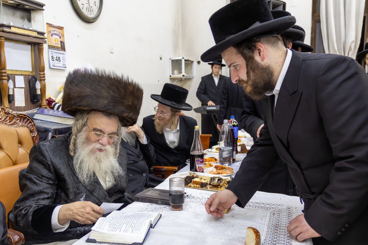 שמחת בר המצווה לנכד האדמו"ר משידלובצא