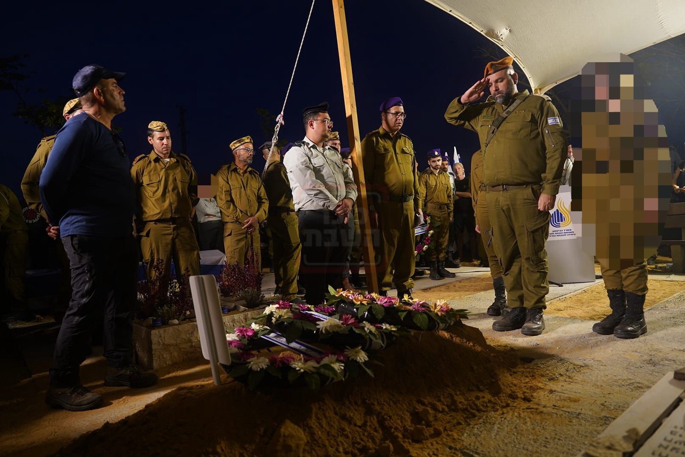הלוויתו של טל חיימי ז״ל בקיבוץ ניר יצחק