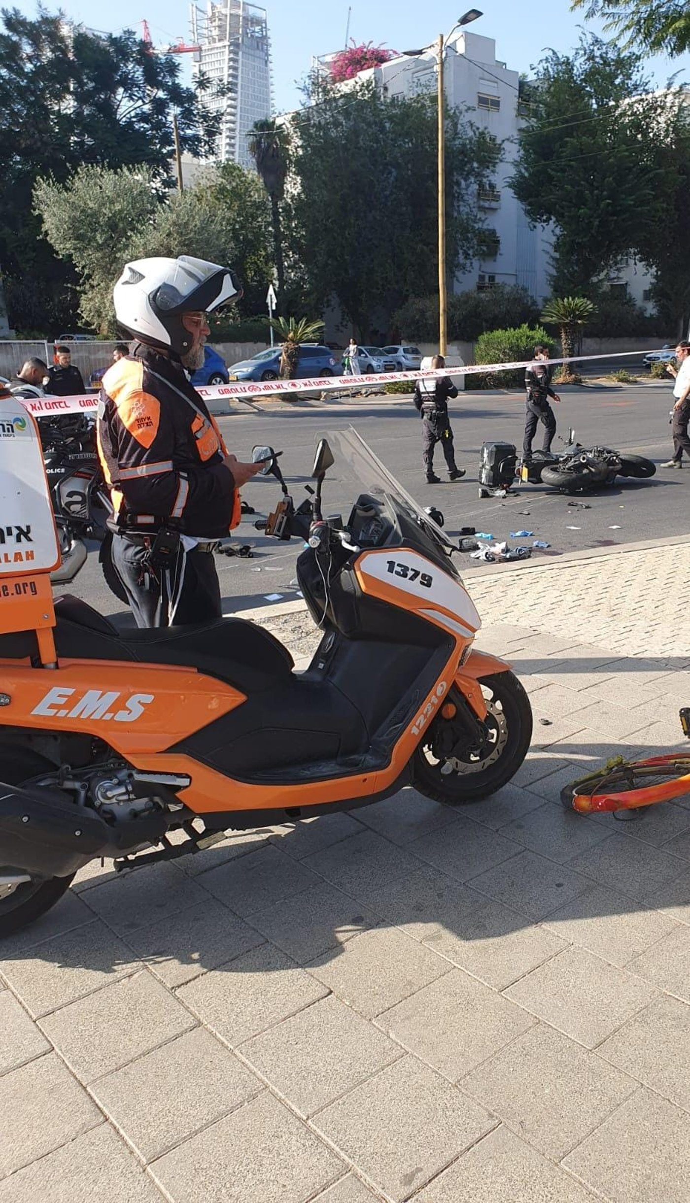 תאונה מחרידה: רוכב אופניים נהרג לאחר שרוכב אופנוע התנגש בו