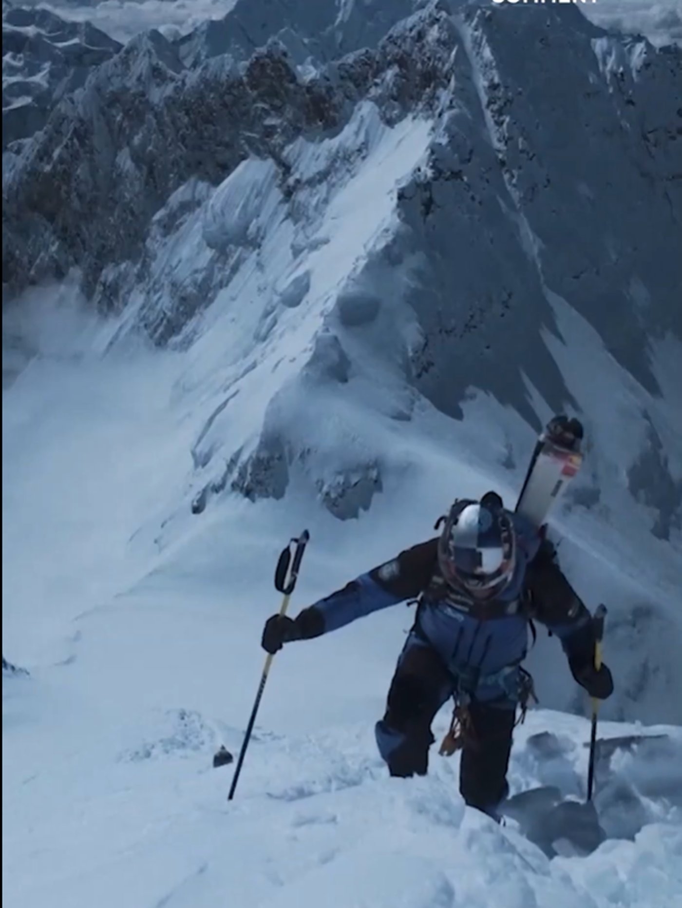 בלי חמצן הגולש הפולני אנדז'יי ברגיל - מעפיל לפסגה