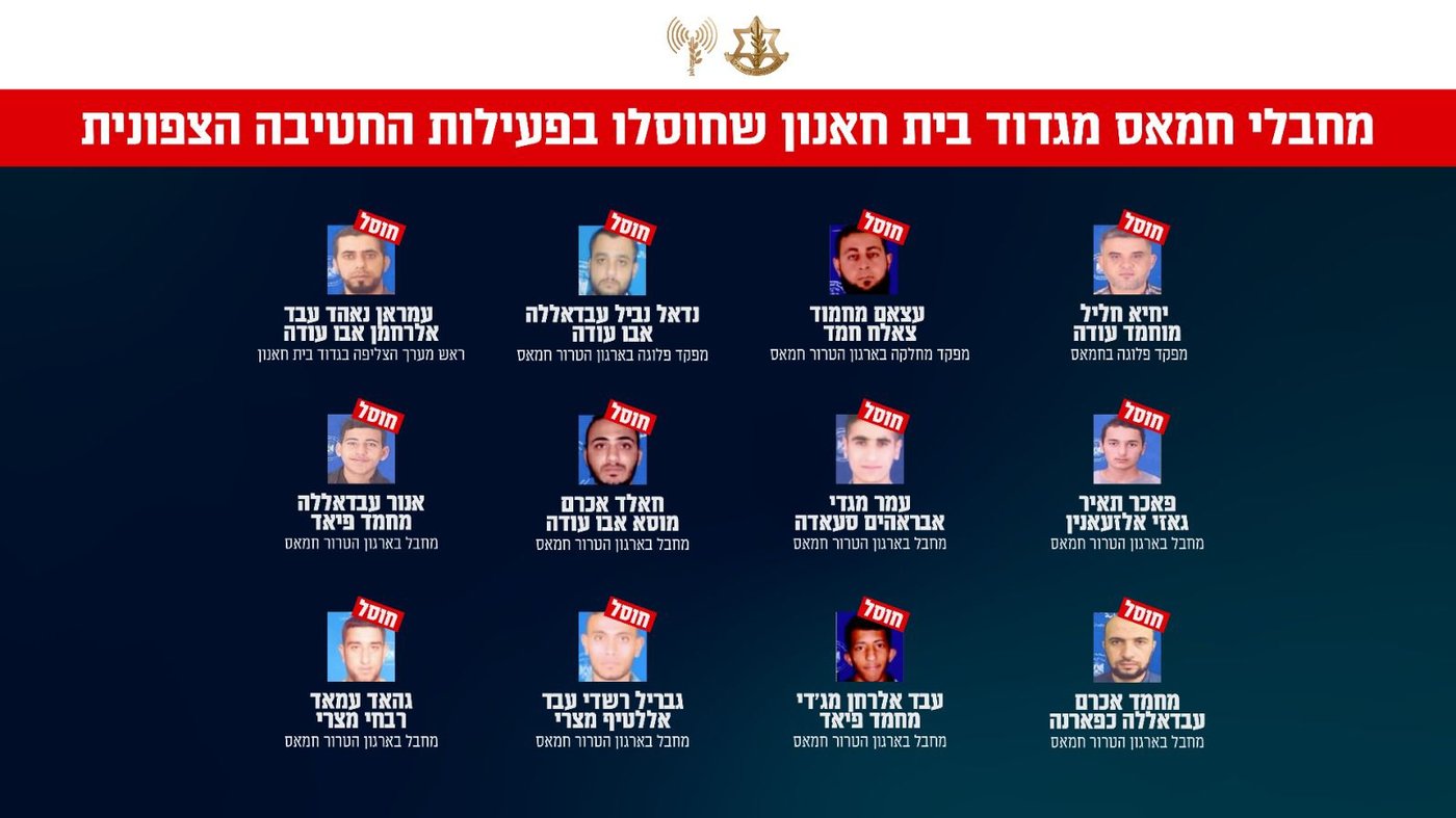 פעילות אוגדה 99 בצפון רצועת עזה