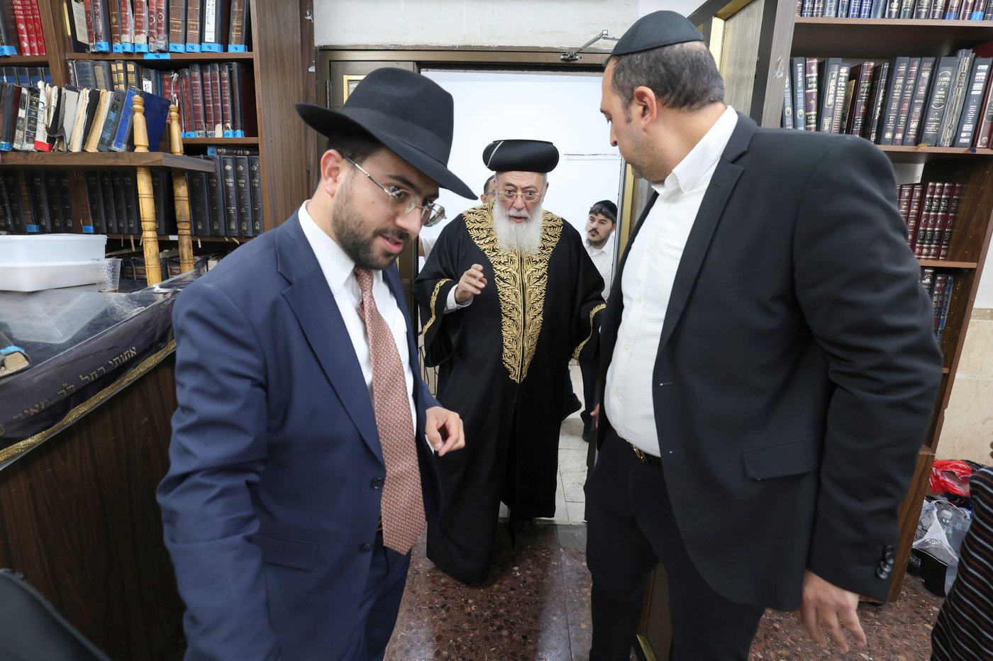 עצרת זיכרון בהיכל ישיבת מרן הגר"ע יוסף זיע"א