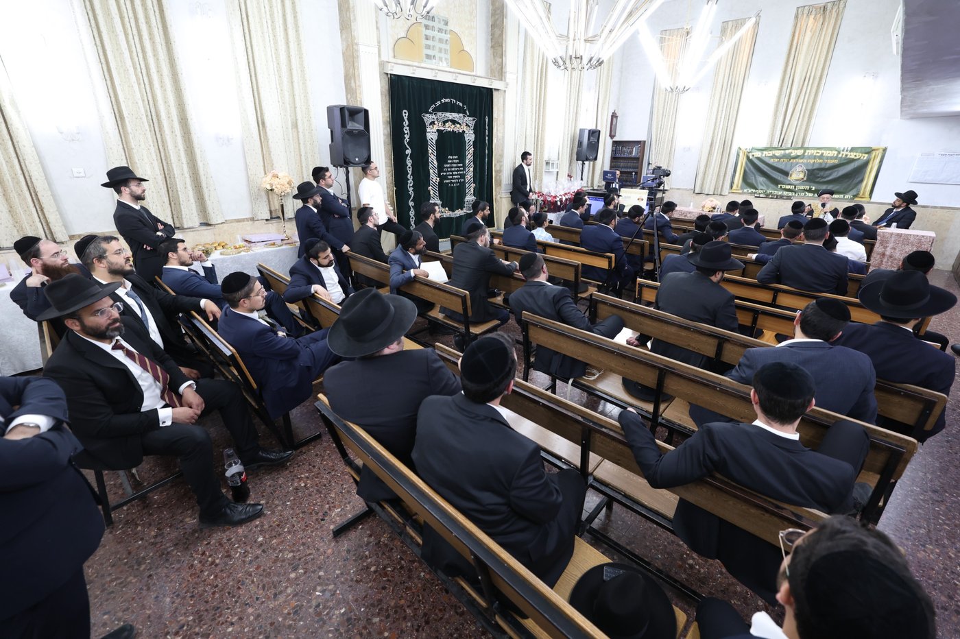 עצרת זיכרון בהיכל ישיבת מרן הגר"ע יוסף זיע"א