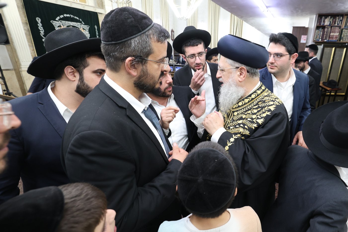 עצרת זיכרון בהיכל ישיבת מרן הגר"ע יוסף זיע"א