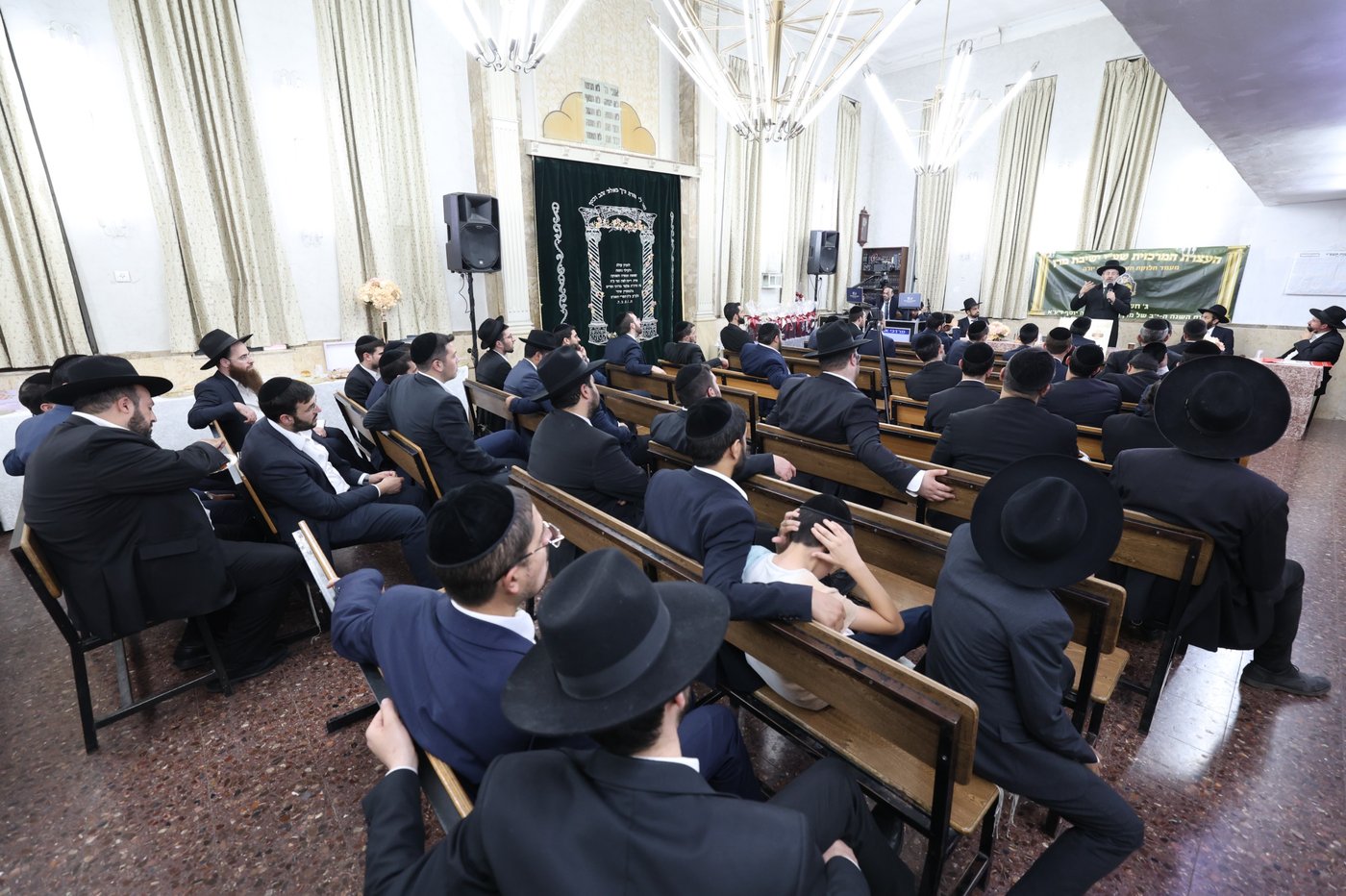 עצרת זיכרון בהיכל ישיבת מרן הגר"ע יוסף זיע"א