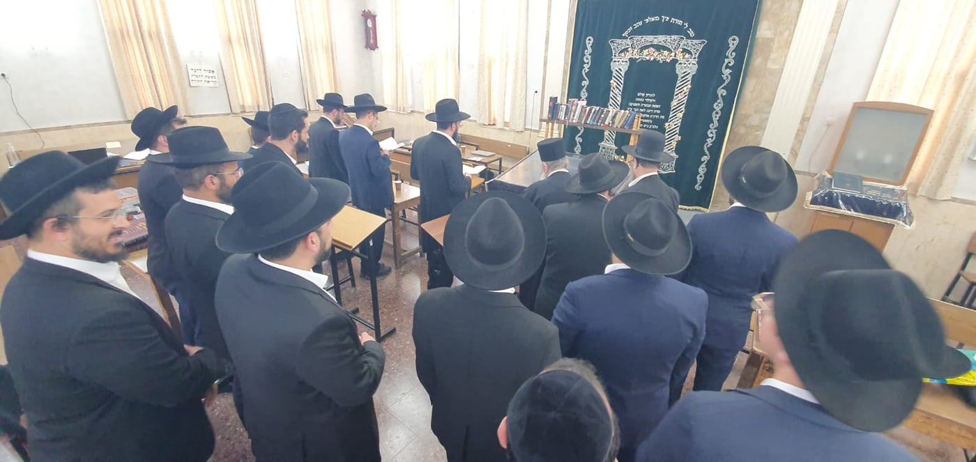 עצרת זיכרון בהיכל ישיבת מרן הגר"ע יוסף זיע"א