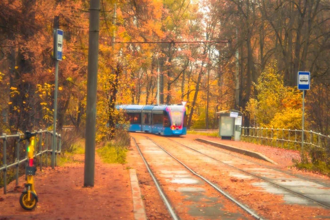 ה"סתיו הזהב" בפארק הרוסי הענק
