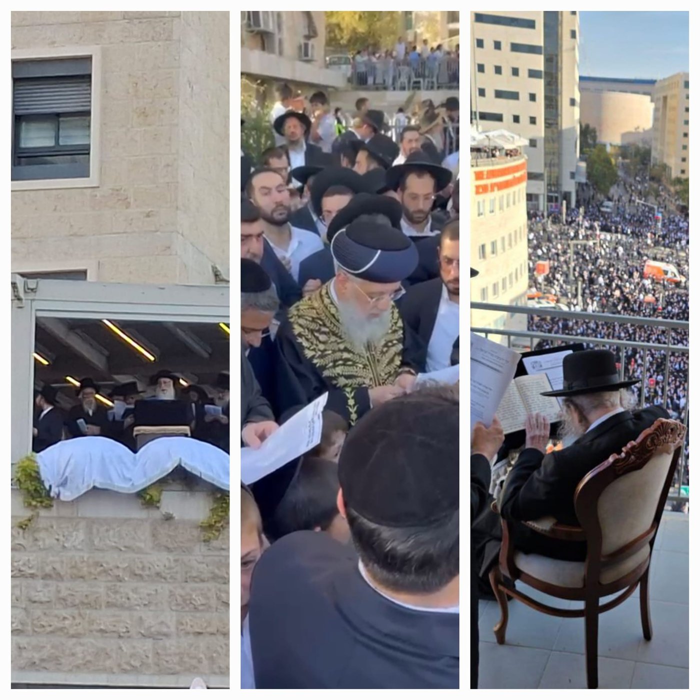 גדולי הרבנים בעצרת בירושלים