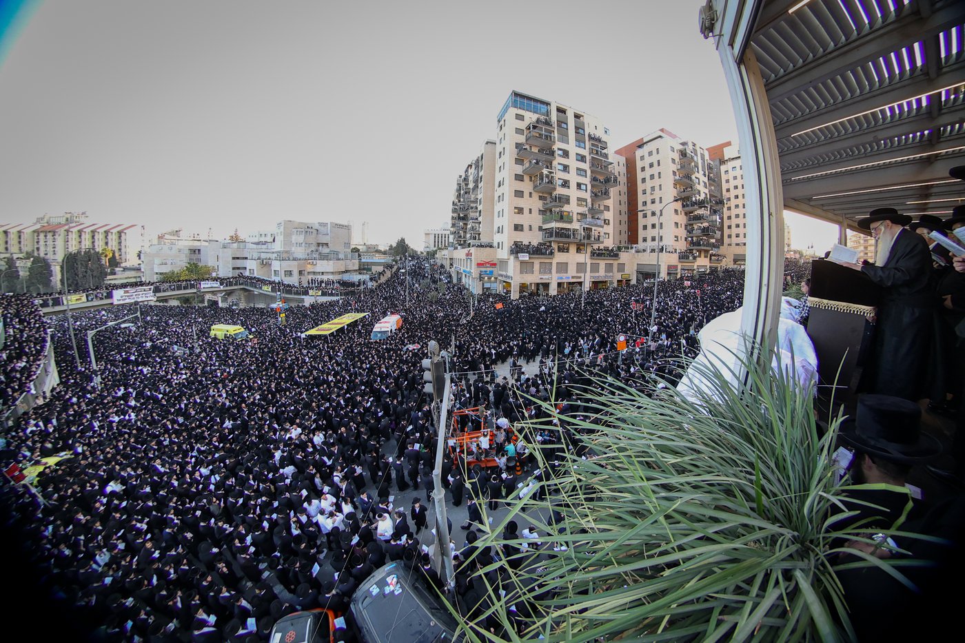 האדמו"ר מצאנז בעצרת המיליון - ירושלים תשפ"ו