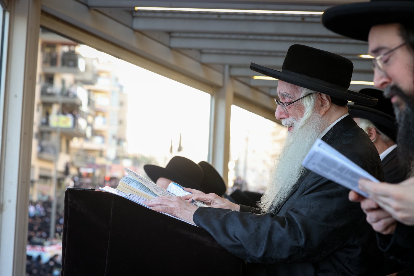 האדמו"ר מצאנז בעצרת המיליון - ירושלים תשפ"ו