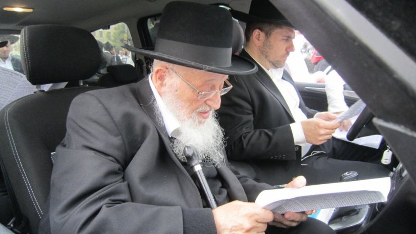 הגרמ"צ ברגמן בעצרת תשע"ד