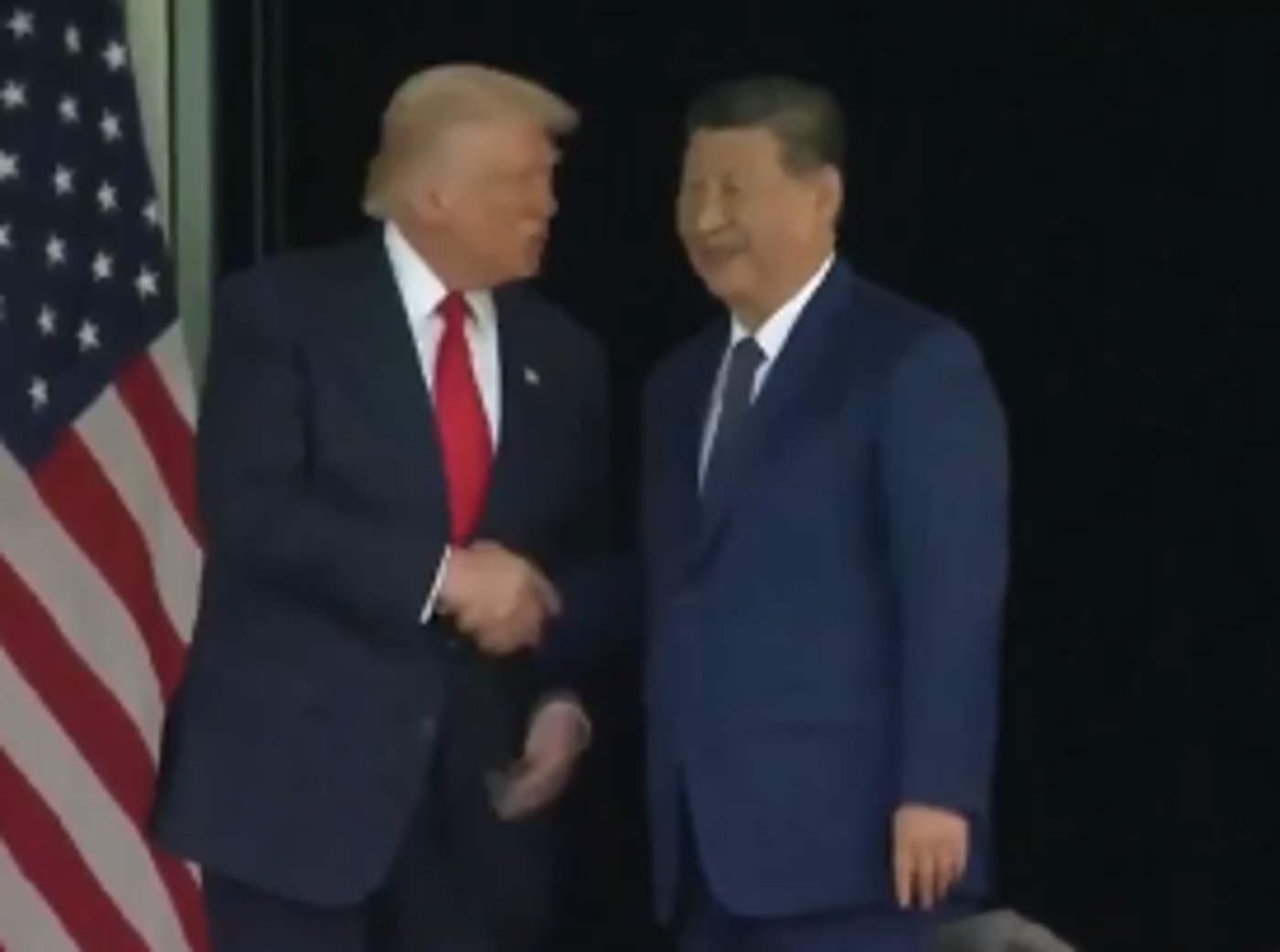 טראמפ וג'ינפינג, הלילה