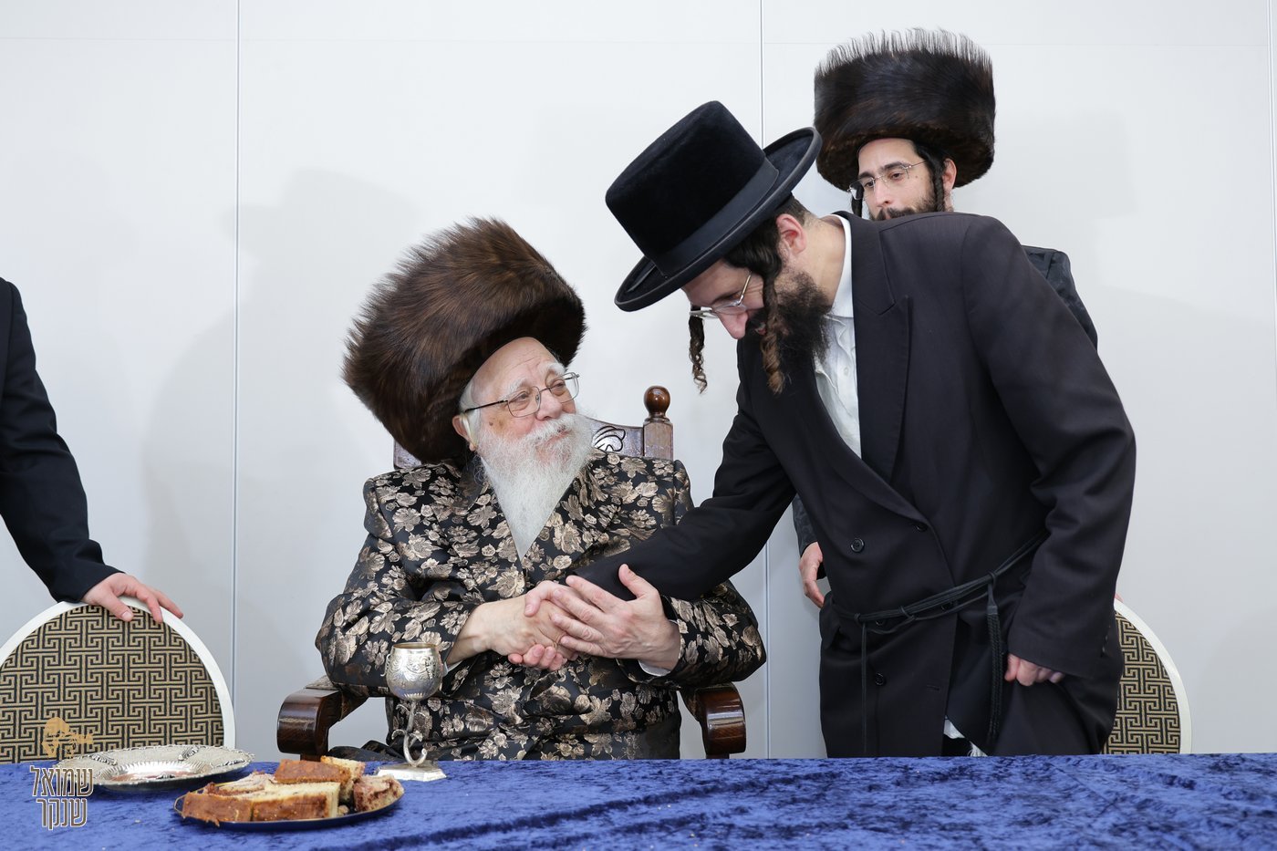 שמחת בר המצווה לנין האדמו"ר מנאראל, ונכד האדמו"ר משאץ ויז'ניץ