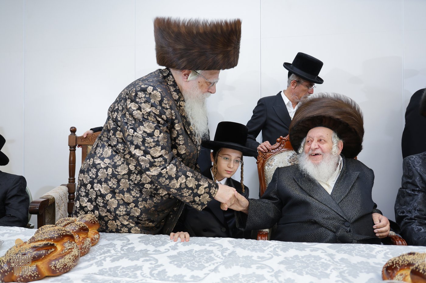 שמחת בר המצווה לנין האדמו"ר מנאראל, ונכד האדמו"ר משאץ ויז'ניץ