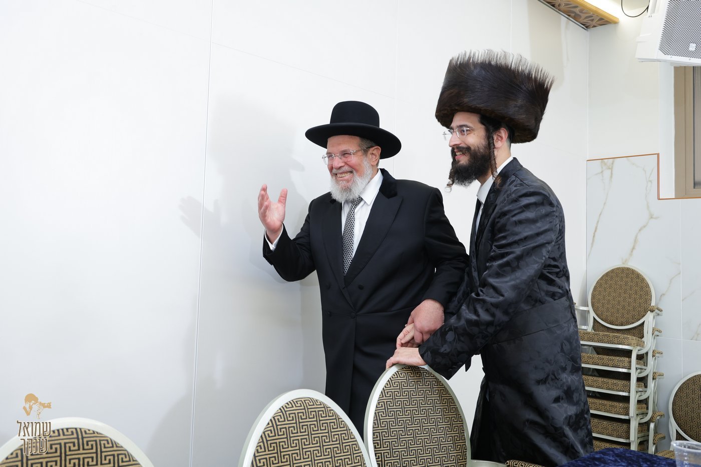 שמחת בר המצווה לנין האדמו"ר מנאראל, ונכד האדמו"ר משאץ ויז'ניץ