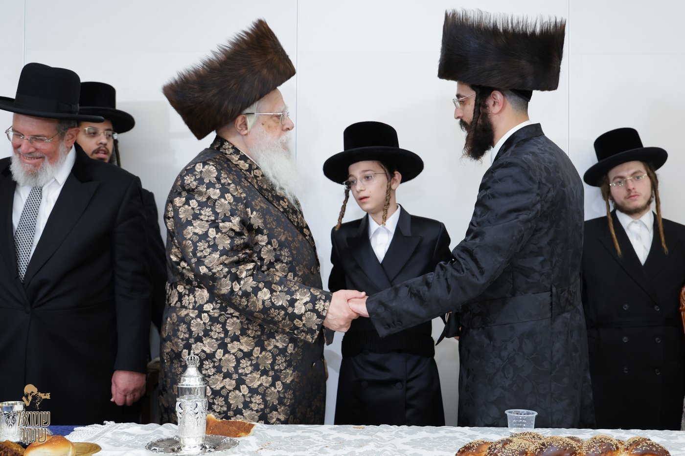 שמחת בר המצווה לנין האדמו"ר מנאראל, ונכד האדמו"ר משאץ ויז'ניץ