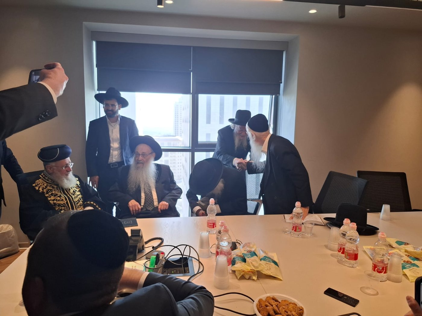 חברי מועצת חכמי התורה לפני העצרת