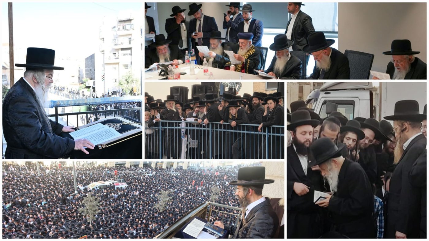 אדמו"רים ורבנים בעצרת המיליון