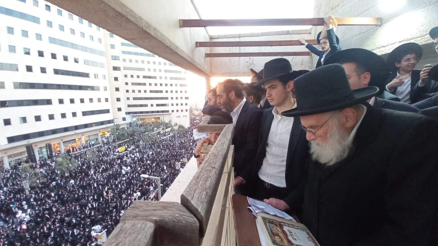 ראש ישיבת 'קול תורה' בעצרת המיליון