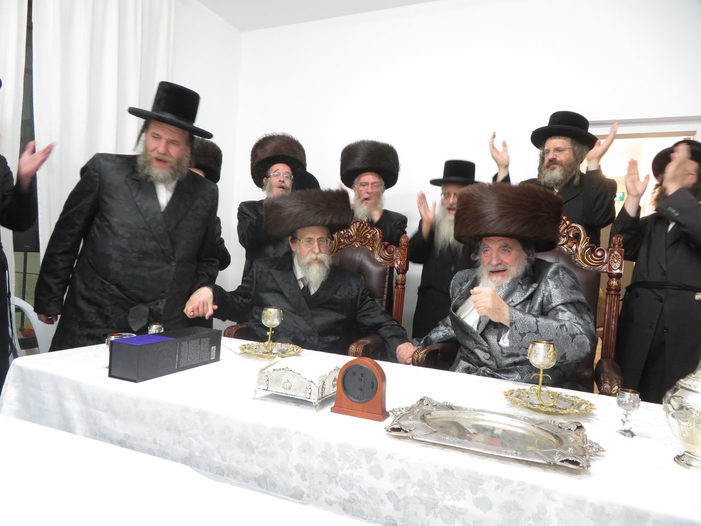 האדמו"ר מבאיאן בביקור אצל האדמו"ר מויז'ניץ