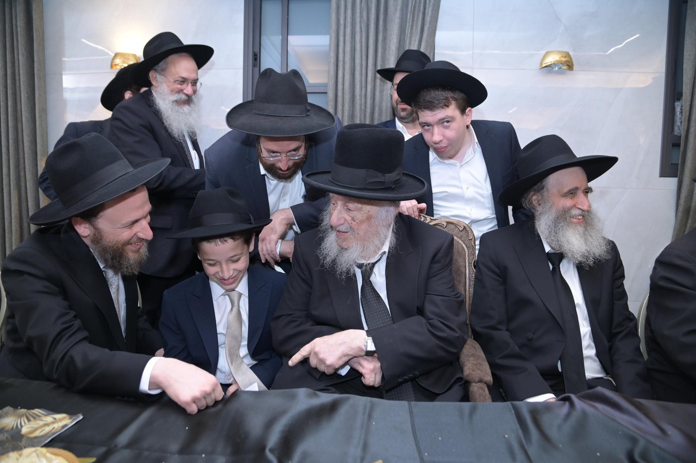 שמחת בר המצווה לנכד הגאון רבי איתמר גרבוז 