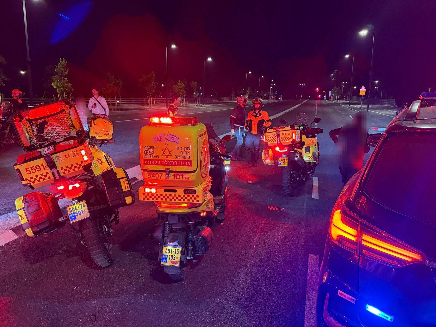 זירת התאונה