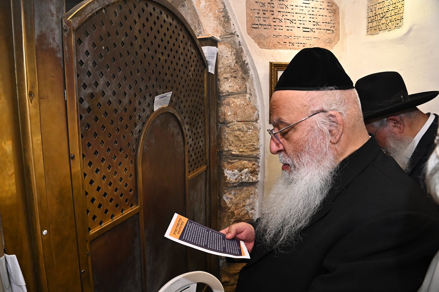 המקובל הגאון הרב בניהו שמואלי בקבר רחל